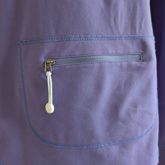 Lululemon Jet Jacket With Hood Lavender Purple Rel: 2006 Vintage Women's size 12 - Picture 8 of 10